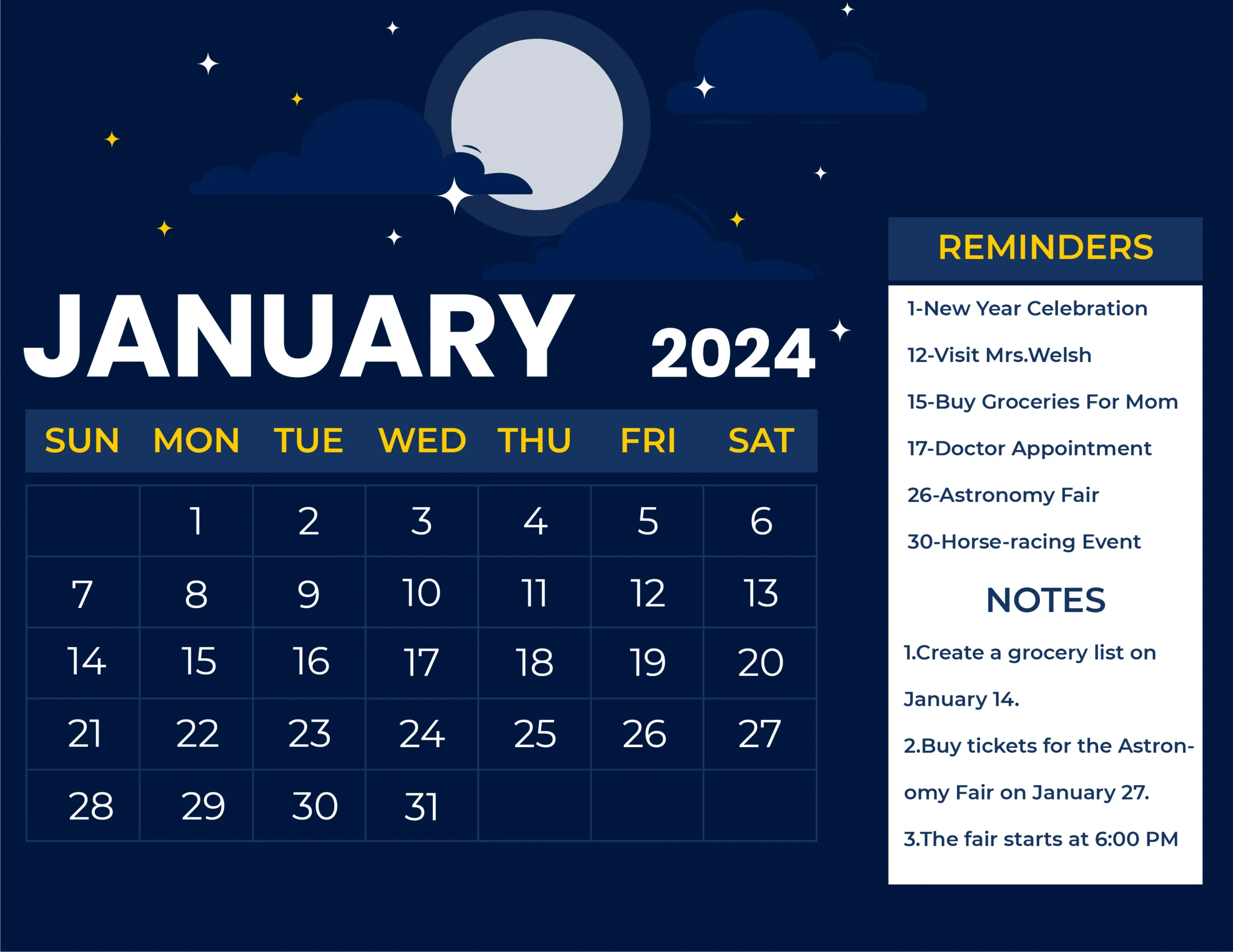 January Horoscope 2024